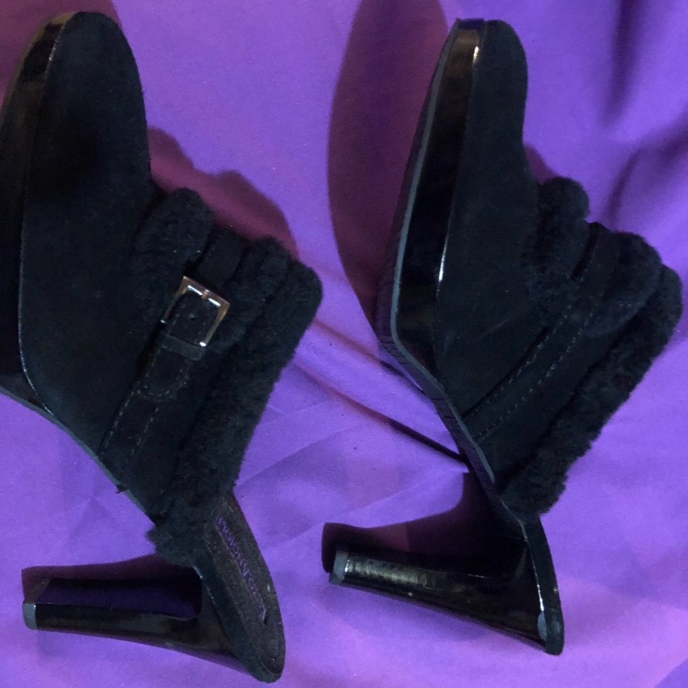 Enzo Angiolini black slide,heel shoes,never worn